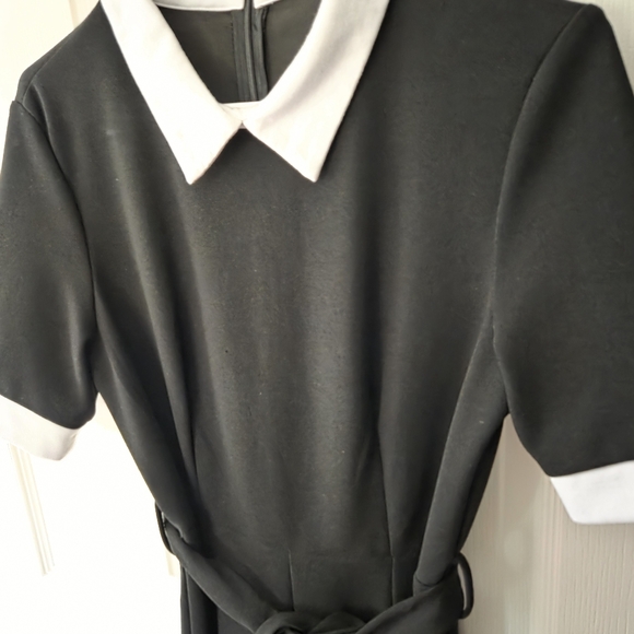 Collared Gothic Romper - Picture 5 of 7